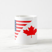 Tasse Canada-États-Unis (Centre)