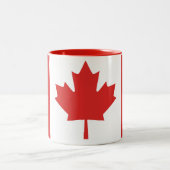 Tasse canadienne de drapeau (Centre)