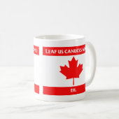 Tasse canadienne de feuille (Devant droit)