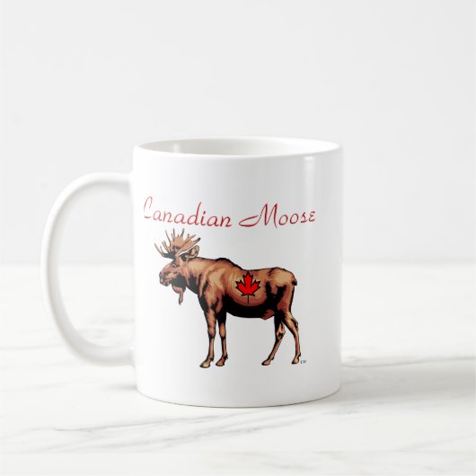 Tasse canadienne d'orignaux (Gauche)