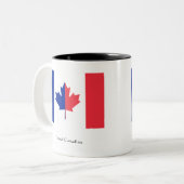 Tasse canadienne française (Devant gauche)