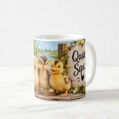 Tasse Canard Équipe Drôle de Canetons (Devant droit)