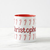 Tasse - Canneberges rouges avec nom (Centre)