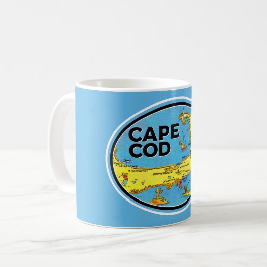 Tasse Cape Cod Bleue (Devant gauche)