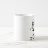 Tasse capitale de poulet blanche/noir (Centre)