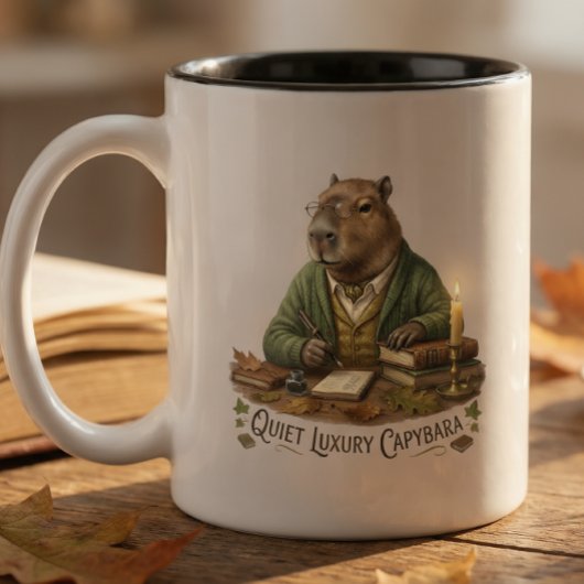 Tasse Capybara de Lecture – Mug Café pour Amoureux