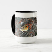 Tasse - cardinal dans la neige (Devant gauche)
