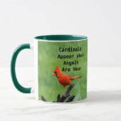 Tasse Cardinal Rouge Souvenir Les Anges Sont Proch (Gauche)