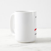 Tasse cardinale avec l'expression latine (Devant gauche)