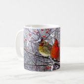 Tasse cardinale de Noël (Devant gauche)