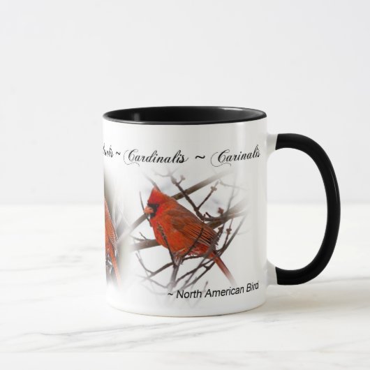 Tasse cardinale rouge - Cardinalis (Droite)
