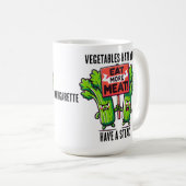 Tasse carnivore drôle (Devant droit)