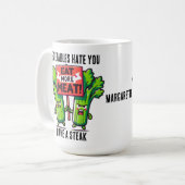 Tasse carnivore drôle (Devant gauche)