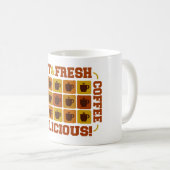 Tasse Carré café - choisir style & couleur (Devant droit)