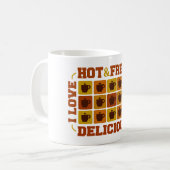 Tasse Carré café - choisir style & couleur (Devant gauche)