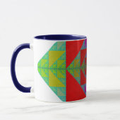 Tasse carrée de RVB Sierpinski (Gauche)