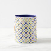 Tasse carrée en mosaïque à motif de carreaux de fa (Centre)