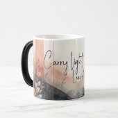 Tasse Carry Light, Leave Sparkles - Fleurs aquarel (Devant gauche)