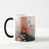 Tasse Carry Light, Leave Sparkles - Fleurs aquarel (Gauche)