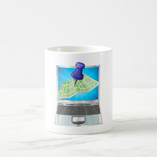 Tasse Carte de Rue en Ligne