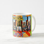 Tasse carte postale de Chicago (Devant droit)