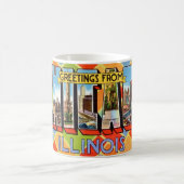 Tasse carte postale de Chicago (Centre)