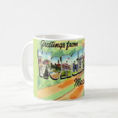 Tasse carte postale rétro Worcester Ma (Devant gauche)