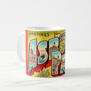 Tasse Carte Postale Vintage d'Asbury Park