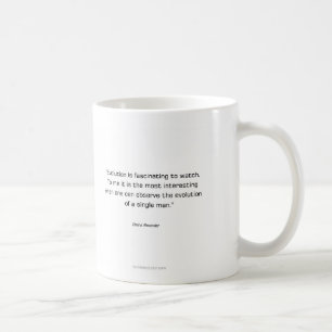 Tasse cassée de légende d'évolution