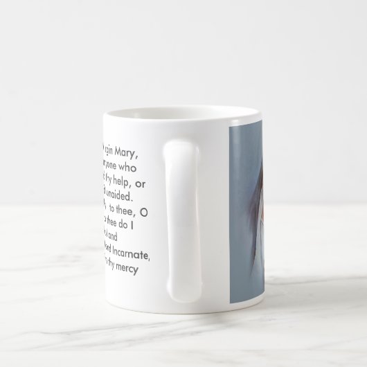 Tasse catholique de Vierge Marie béni (Poignée)