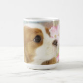 Tasse Cavalier King Charles Spaniel Fleurs de Prin (Centre)