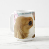 Tasse Cavalier King Charles Spaniel Fleurs de Prin (Devant gauche)