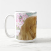 Tasse Cavalier King Charles Spaniel Fleurs de Prin (Gauche)