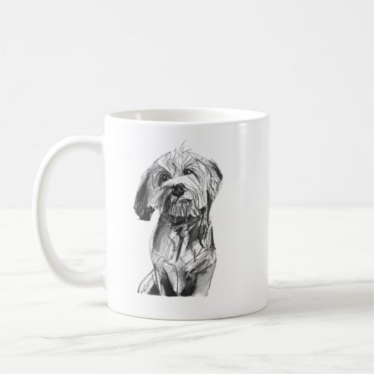 Tasse Cavapoo – Mug de café avec dessin à la main  (Gauche)