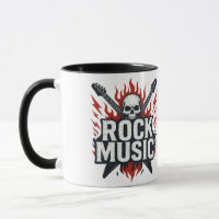 Tasse ce mug unique inspiré de la musique rock