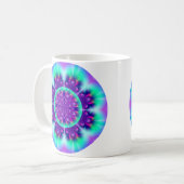 Tasse céleste de mandala de fleur (Devant gauche)