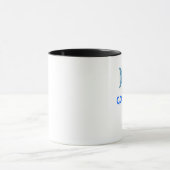 Tasse celtique de déesse de noeud (bleue) (Centre)