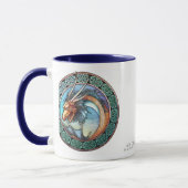 Tasse celtique de dragon d'art (Gauche)
