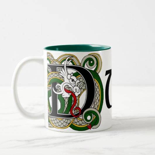 Tasse celtique de dragon de Duffy (Gauche)