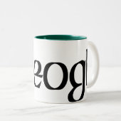 Tasse celtique de dragon de Keogh (Devant droit)