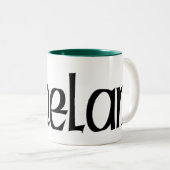 Tasse celtique de dragon de Whelan (Devant droit)