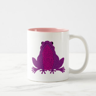 Tasse celtique de grenouille - pourpre