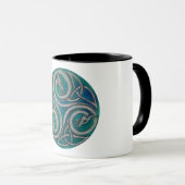 Tasse celtique de Triskele de dragon (Devant droit)