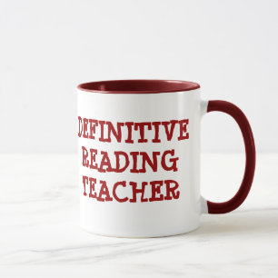 TASSE CÉRAMIQUE POUR ENSEIGNANT DE LECTURE DÉFINIT