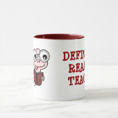 TASSE CÉRAMIQUE POUR ENSEIGNANT DE LECTURE DÉFINIT (Centre)