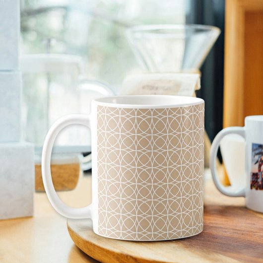 Tasse Cercle Marron Clair