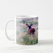Tasse Cerf à Queue Blanche en Champ Estival (Gauche)