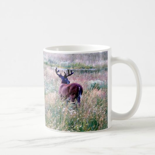 Tasse Cerf à Queue Blanche en Champ Estival (Droite)
