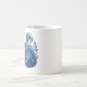 Tasse Cerf Bleu Mystique. (Centre)