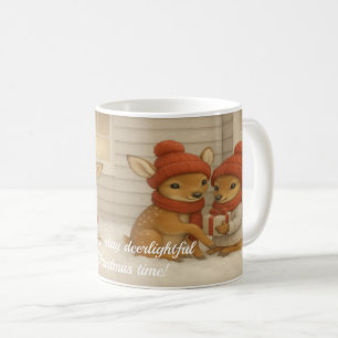 Tasse cerf confortable pour les amoureux de Noël